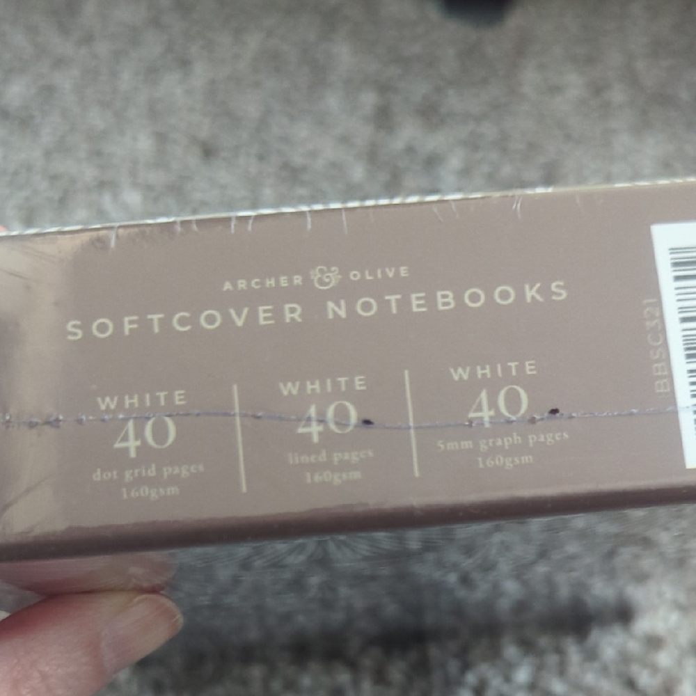 RESERVED Archer & Olive Softcover Notebooks Set - Brand New In Box